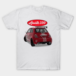 ABARTH 500 498 Back T-Shirt